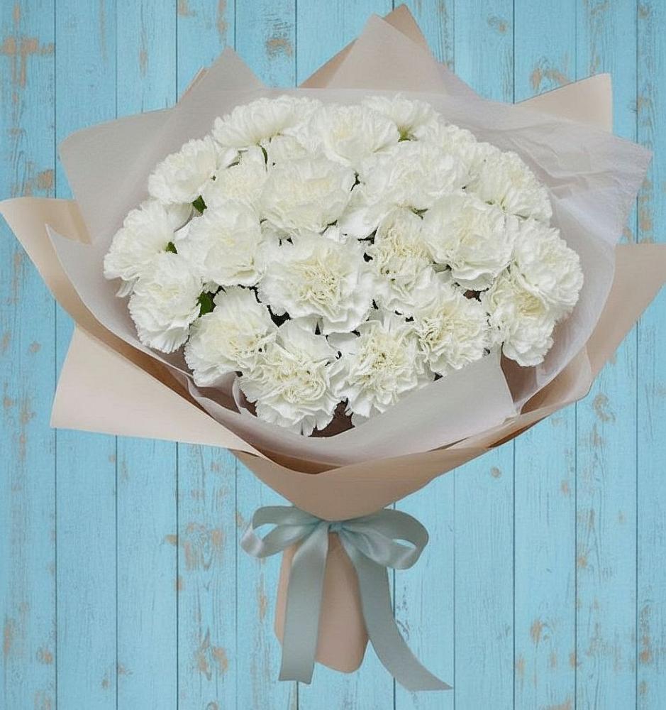 Букет цветов из: Гвоздики в Петровском