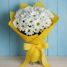 Букет Застенчивые лепестки в Петровском Букет цветов из: Хризантемы в Петровском