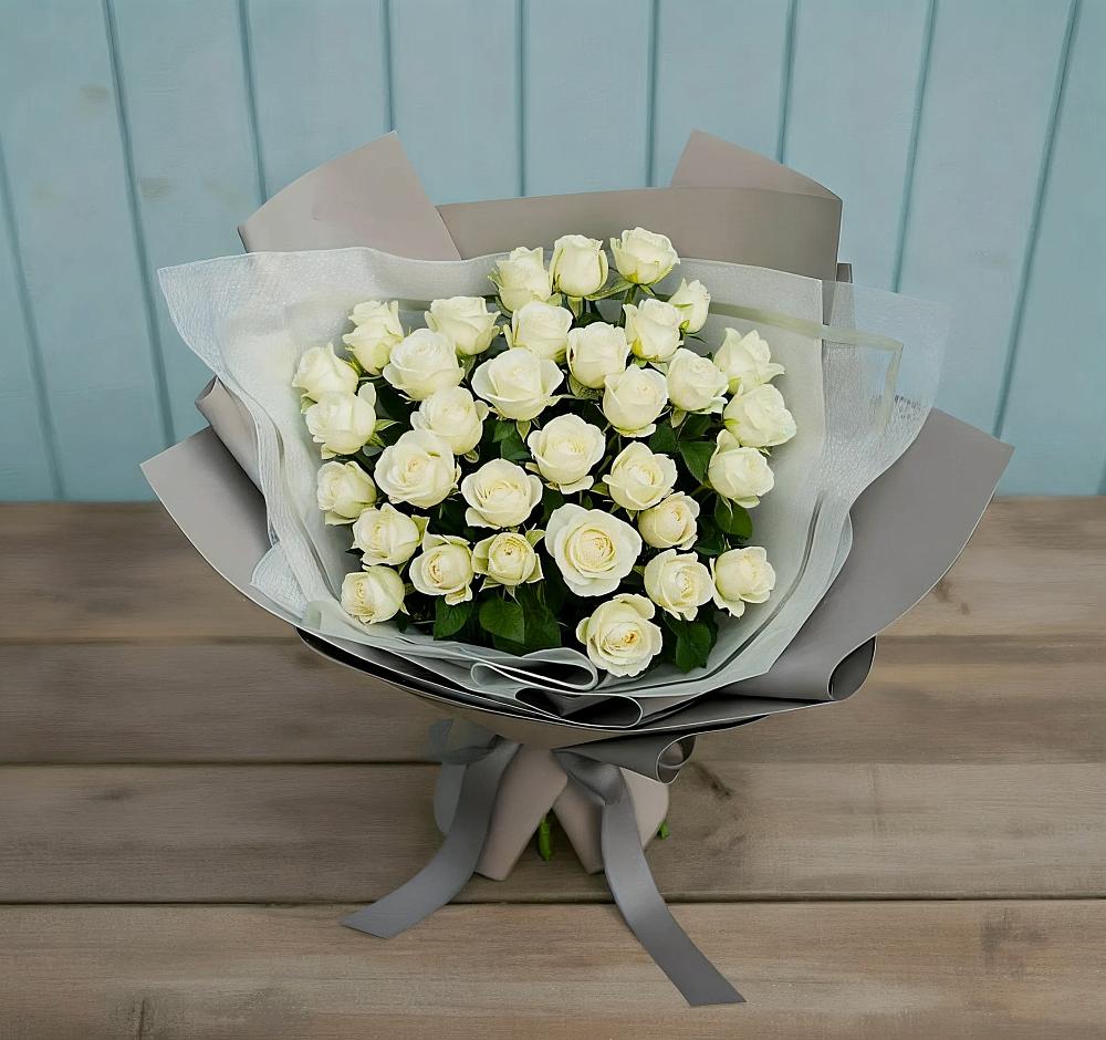Букет Белоснежная нежность в Петровском
