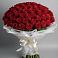 Букет 101 Красная роза Блэк Мэджик в Петровском