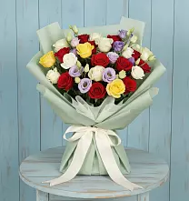Букет цветов из:  Розы #REPLACE_PRED# Петровском