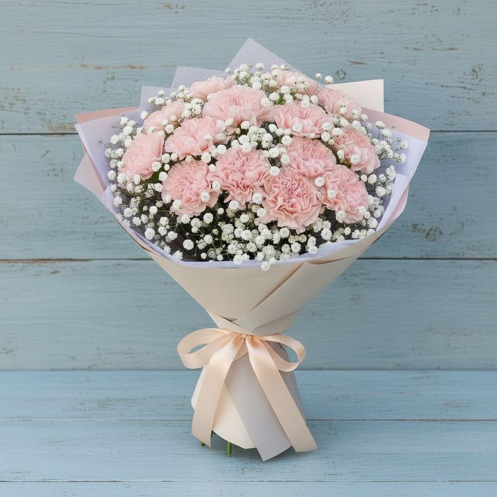 Букет цветов из: Гвоздики в Петровском