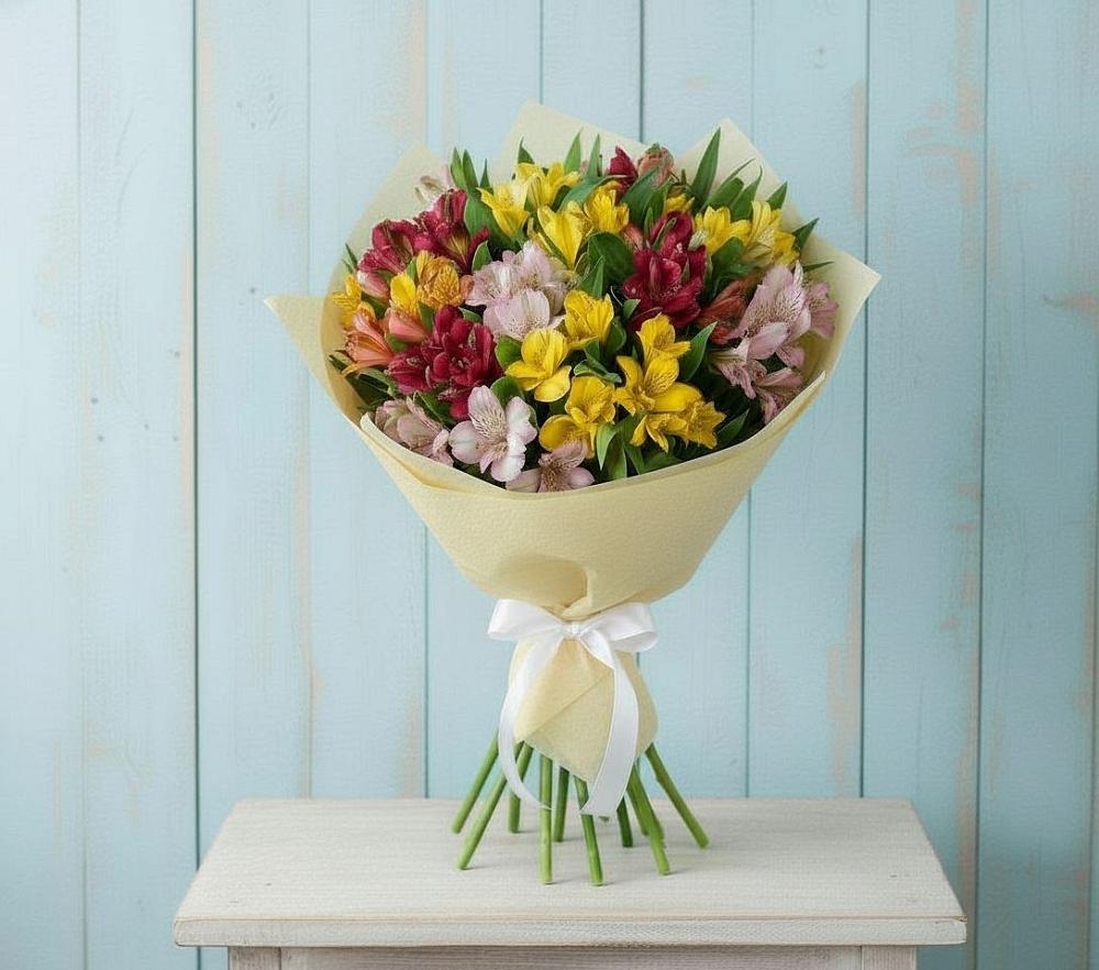 Букет цветов из: Альстромерии в Петровском