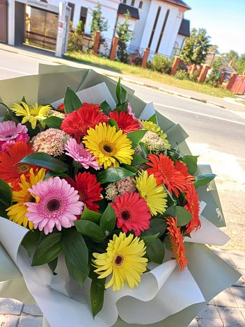 Букет цветов из: Герберы в Петровском