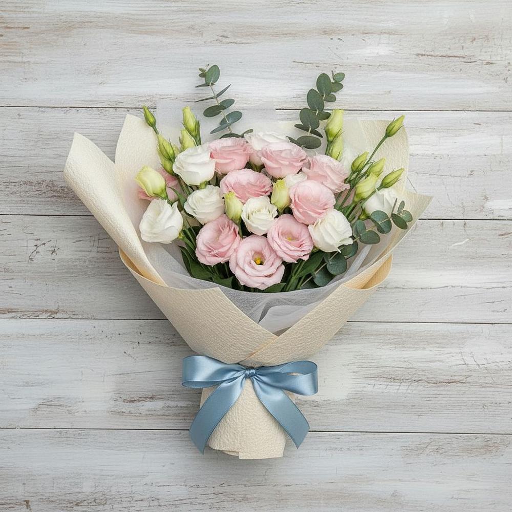 Букет цветов из: Лизиантусы в Петровском